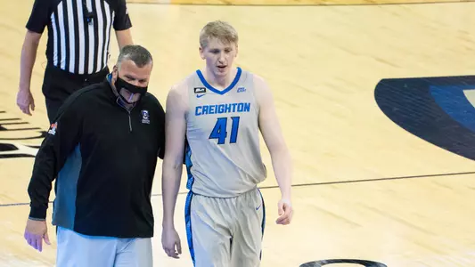 Jacob Epperson with Greg McDermott
