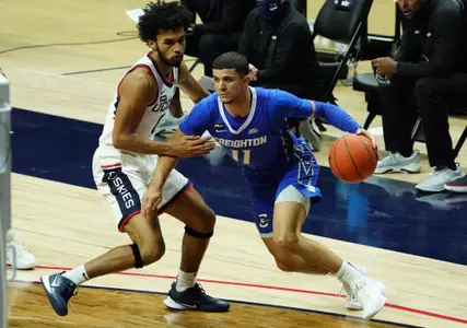 Marcus Zegarowski NCAA Basketball: Creighton at Connecticut