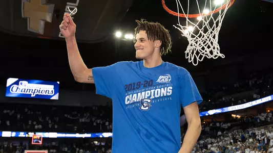 Christian Bishop cuts net