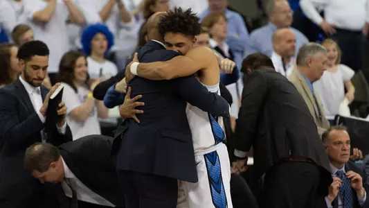 Jordan Scurry hug