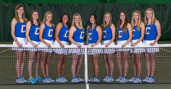 2018-19 Creighton women's tennis team photo