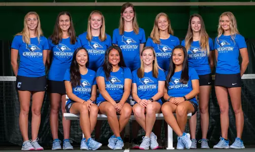 2019-20 Creighton men's tennis team photo