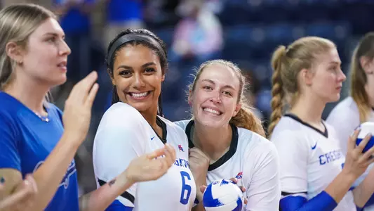 Keeley Davis and Jaela Zimmerman