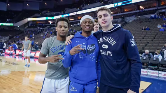 Devin Davis, Shereef Mitchell and Sami Osmani