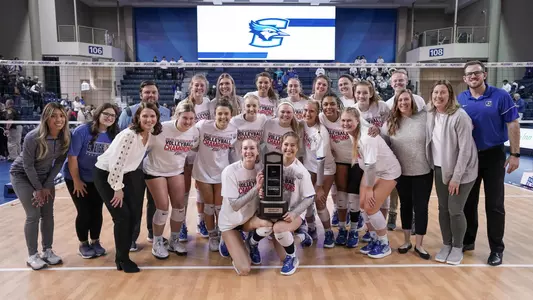 2021 Volleyball Team BIG EAST Champions trophy