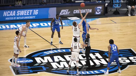 Christian Bishop jump ball