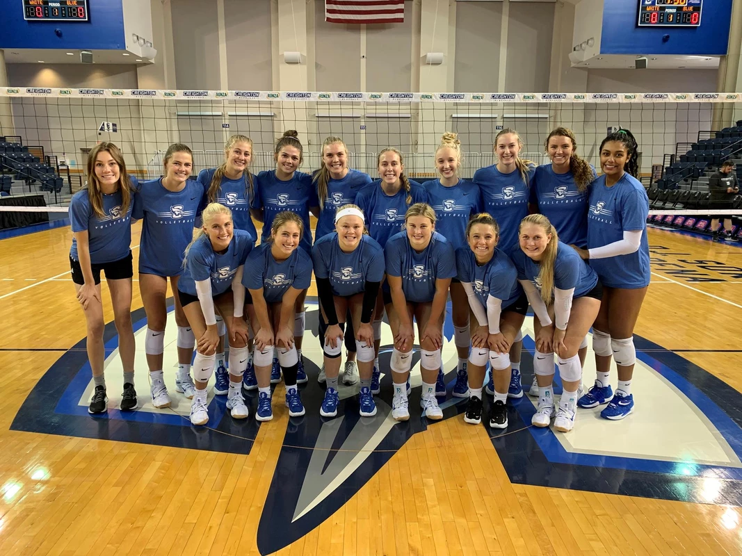 2021 Creighton Volleyball team photo