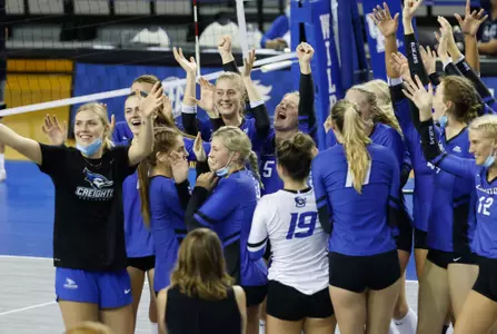Creighton VB celebrate vbcelebrate