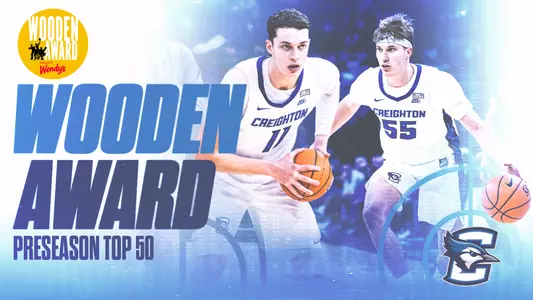 Baylor Scheierman & Ryan Kalkbrenner Wooden Award graphic
