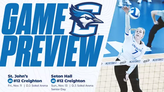VB St. John's & Seton Hall graphic