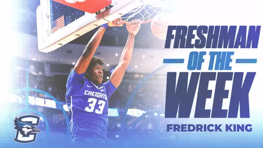Freshman of the Week Fredrick King