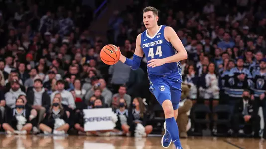 Mar 12, 2022; New York, NY, USA;  Creighton Bluejays forward Ryan Hawkins (44) at the Big East Tournament at Madison Square Garden. Mandatory Credit: Wendell Cruz-USA TODAY Sports