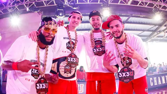 Ryan Hawkins and the winning 3X3U championship team