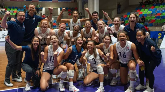 Team USA celebrates a victory