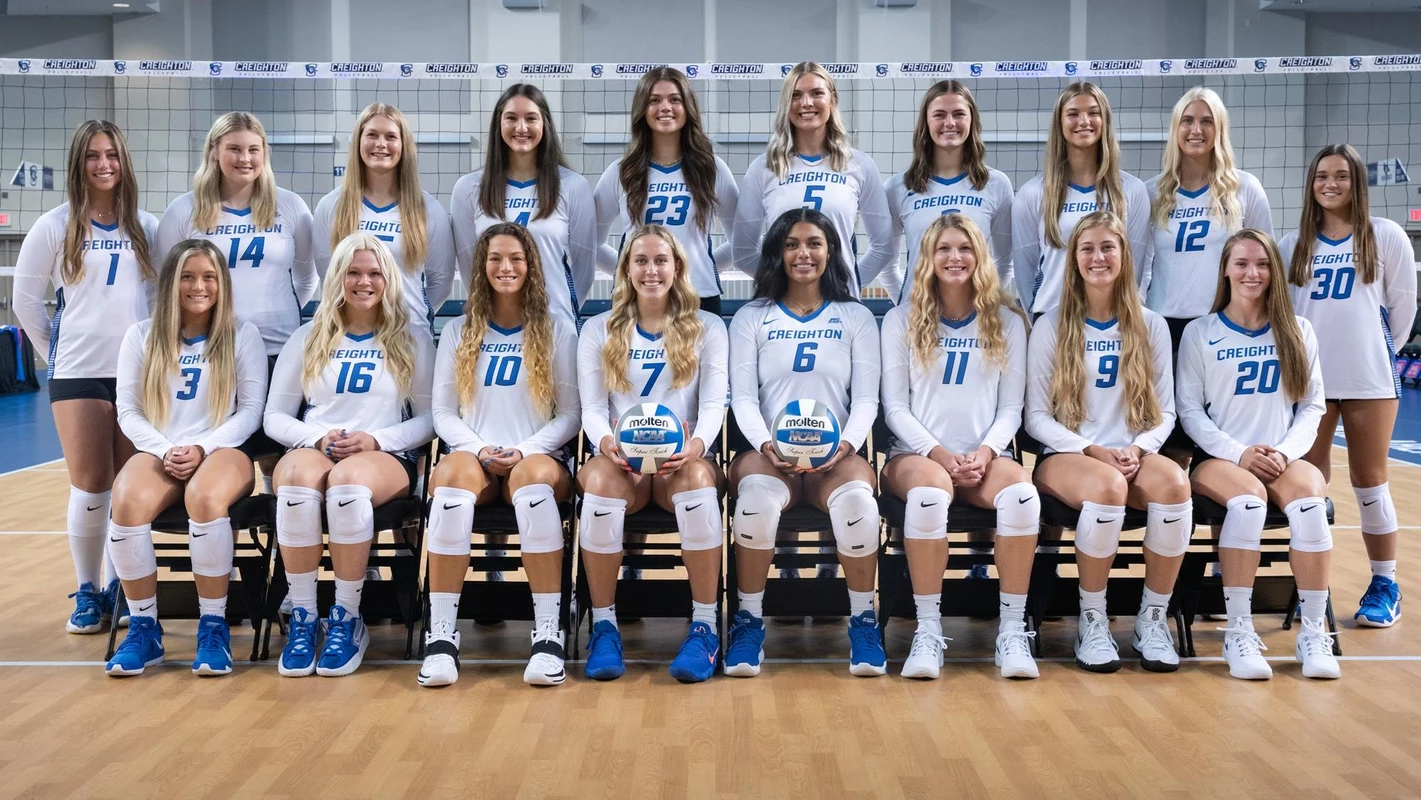 2022 Creighton Volleyball Team Photo