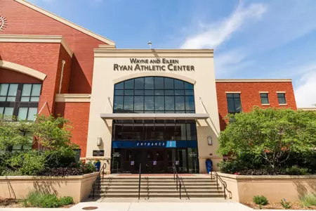 Ryan Athletic Center Stairs and Entrance 2022