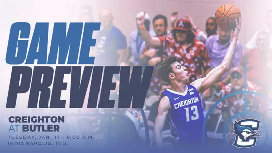 Creighton MBB at Butler graphic