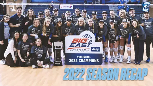2022 Volleyball Recap graphic