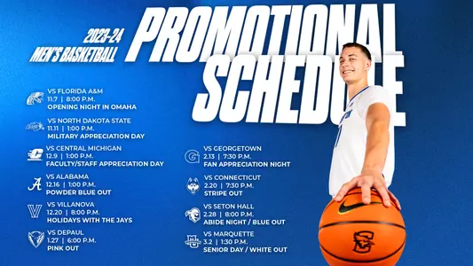 2023-24 Creighton MBB Promotional Schedule