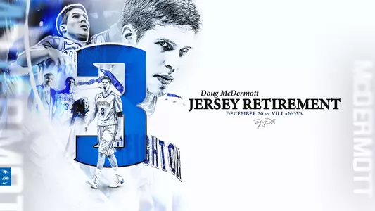 Doug McDermott Jersey Retirement Graphic