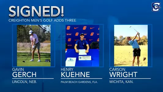 Fall 2023 Men's Golf signees