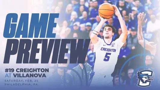 Creighton MBB graphic at Villanova