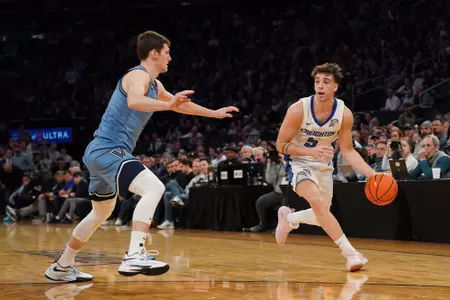 NEW YORK, NY - MARCH 9: during the first round of the Big East Conference Tournament at Madison Square Garden on March, 9, 2023 in New York City. (Photo by Porter Binks).