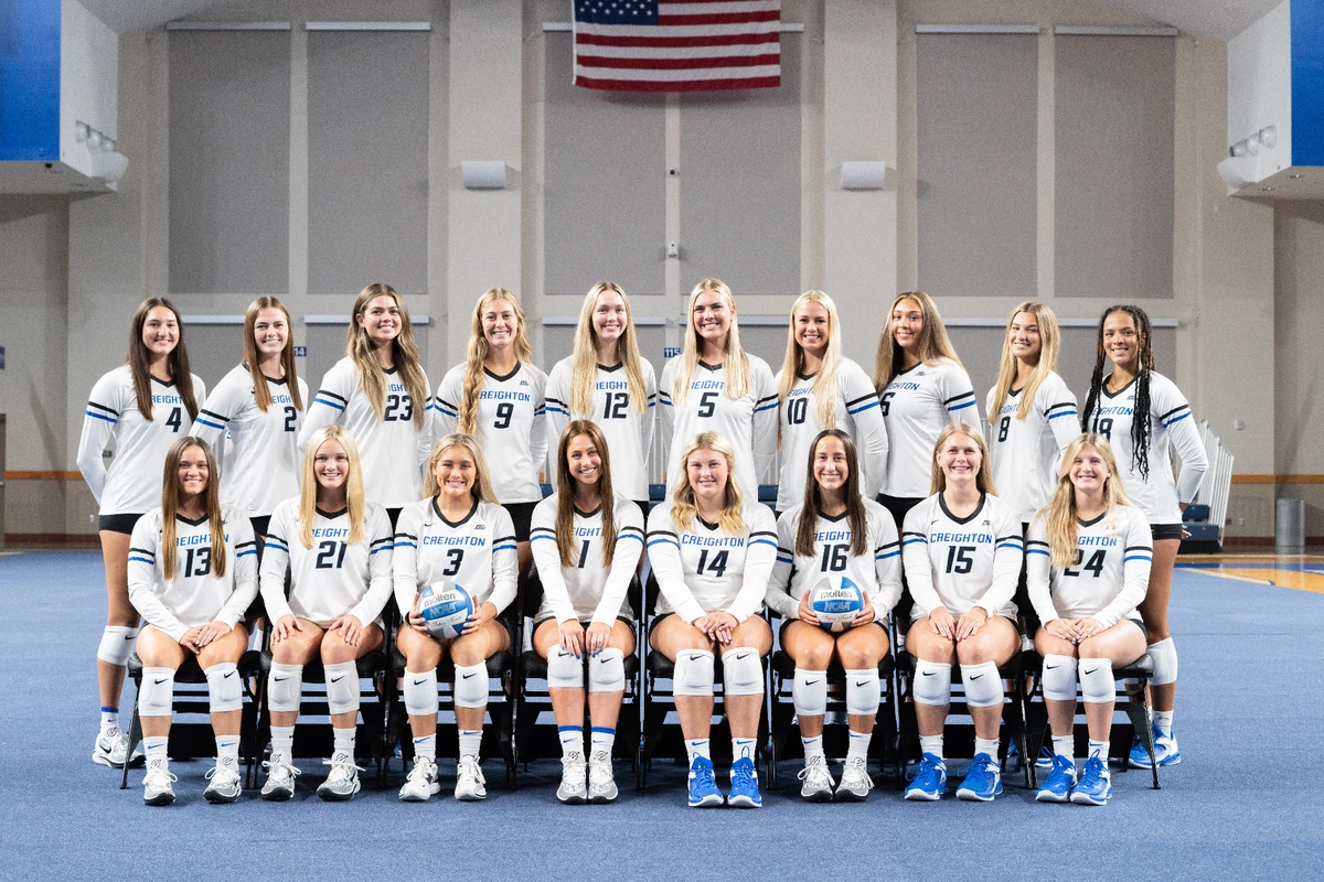 2023 Creighton Volleyball Team Photo