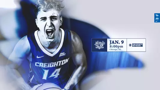 Creighton MBB at DePaul graphic