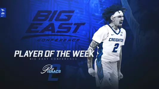 Pop Isaacs - BIG EAST Player of the Week