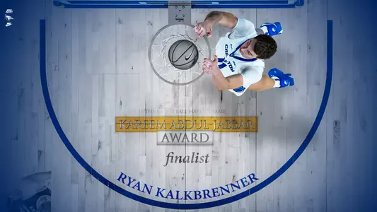 Ryan Kalkbrenner Kareem Abdul-Jabbar Center of the Year finalist graphic