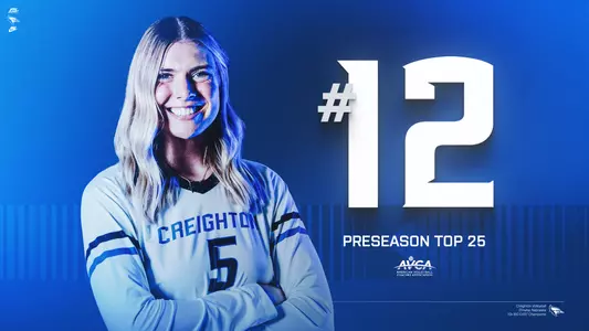 Preseason AVCA Poll graphic