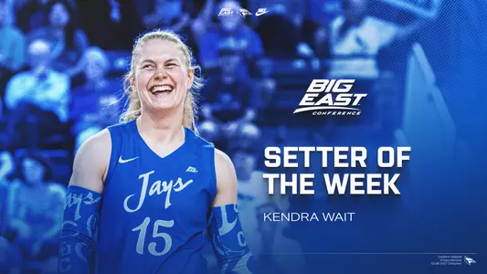 Kendra Wait - Setter of the Week - Sept. 30