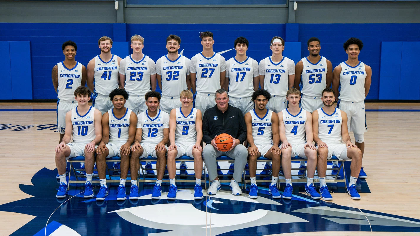 2025-26 Creighton Men's Basketball Team Photo
