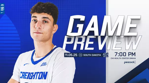 MBB gameday graphic vs. South Dakota
