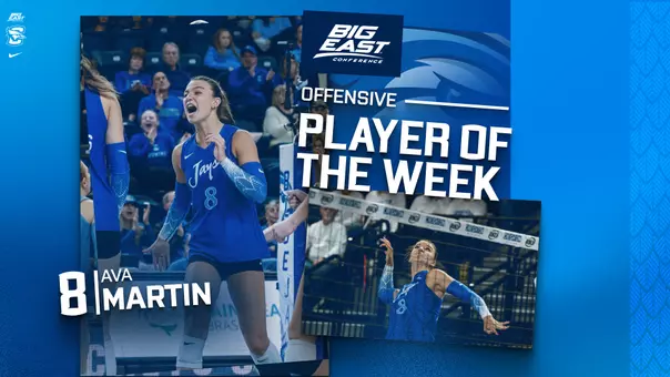 Ava Martin BIG EAST Offensive Player of the Week