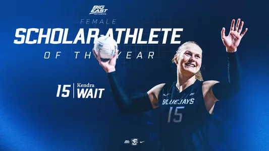 Kendra Wait - BIG EAST Female award