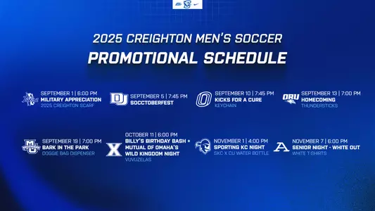 2025 MSOC Promotional Schedule