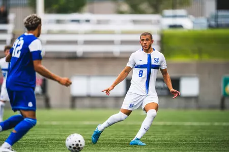 Bluejay Men's Soccer Battles Drake in a Friendly Image