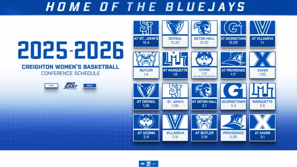 WBB Schedule 2025-26 Graphic