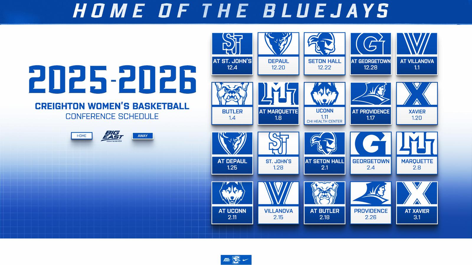 Women s Basketball Announces Complete 2025 26 Schedule Creighton women-s-basketball-announces-complete-2025-26-schedule-creighton