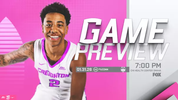 Creighton vs. UConn MBB graphic