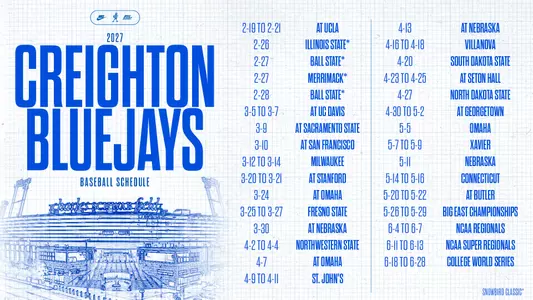 Baseball Schedule 2027