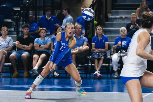 Volleyball Makes Quick Work of Butler in First Home Sweep