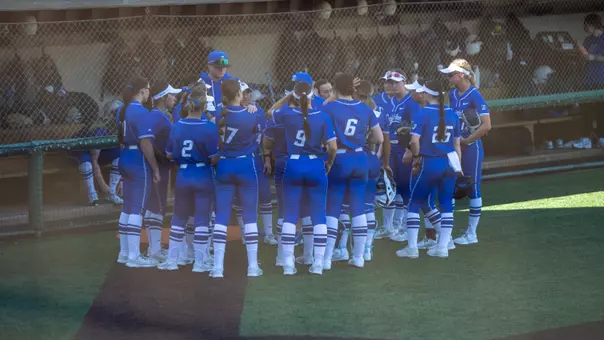 Softball Team Huddle