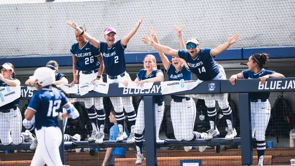 Softball Bench Celebration