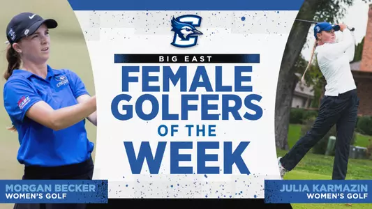 Becker & Karamzin Named BIG EAST Golfers of the Week graphic