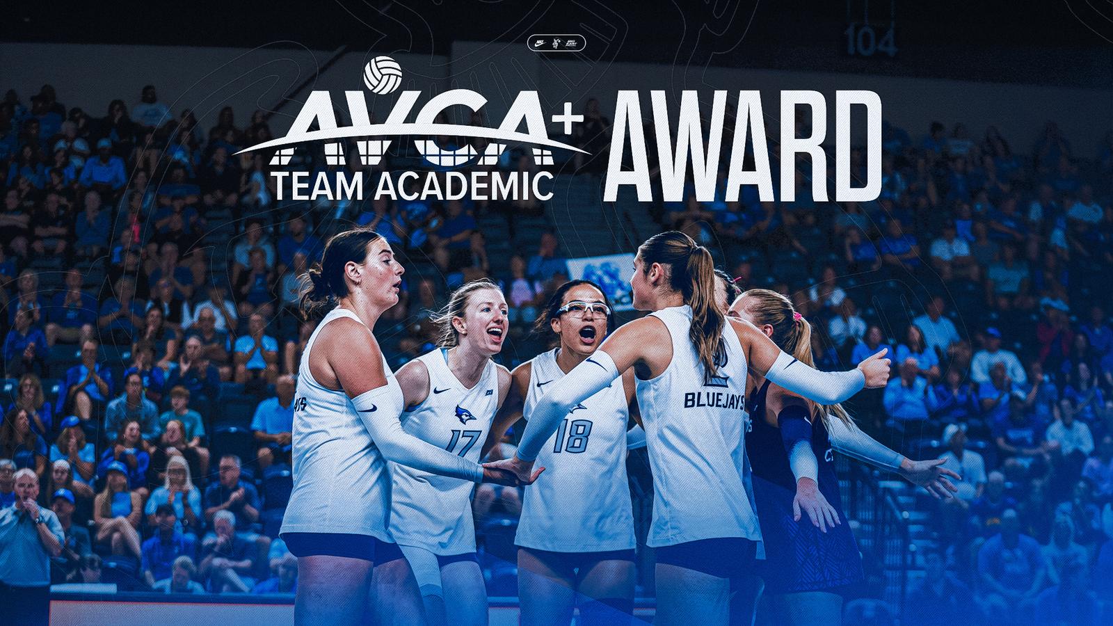 El voleibol gana el undécimo premio académico consecutivo por equipos AVCA – Creighton University Athletics