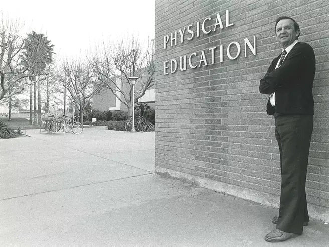 Football Coach Sam Winningham Spirit Plaza