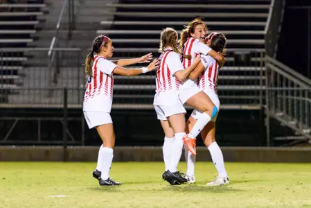 Women's Soccer Celebration vs. UC Riverside